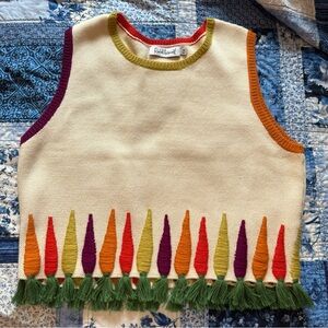 Rachel Antonoff Multicolor Knit Tank Top